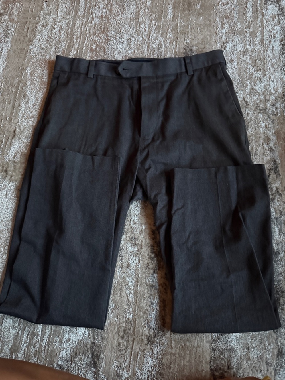 Men's Black Dress Pants with Belt Loops 33 x 30